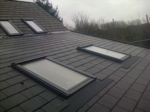 Slate Roof with Velux Windows