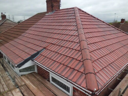 Completed Tiled Reroof in Manchester
