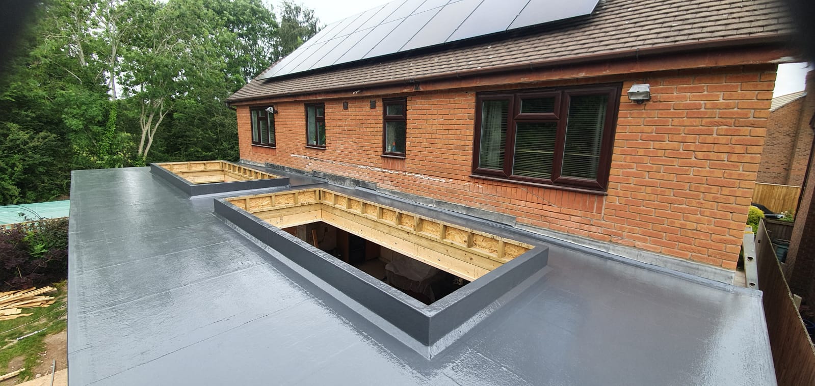 grp extension roof